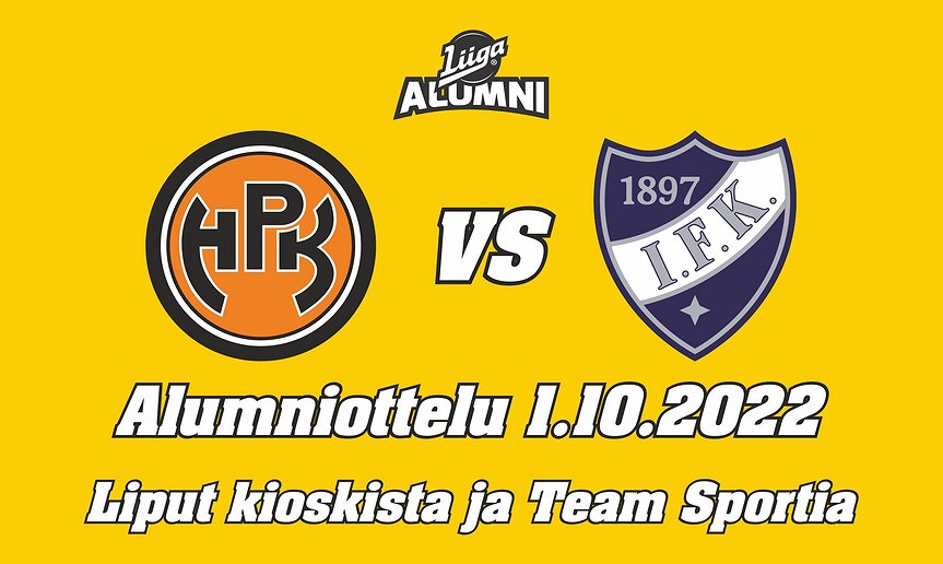 Alumniottelu  HPK vs. HIFK    1.10.2022